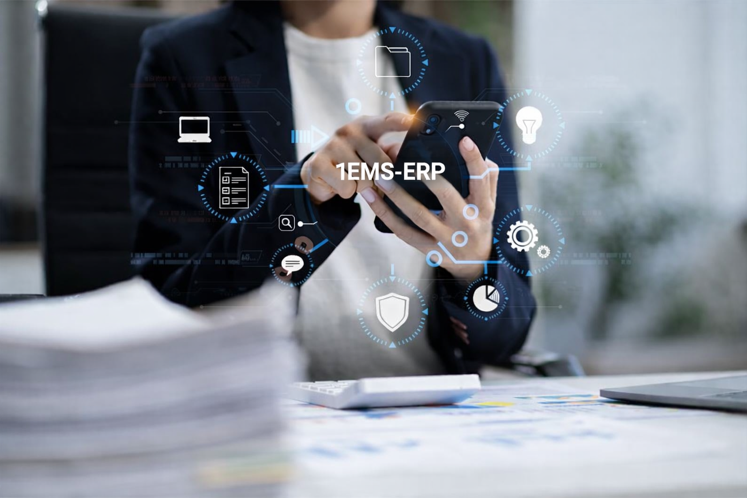 1EMS-ERP giúp dữ liệu hoạt động được tập trung và đồng bộ