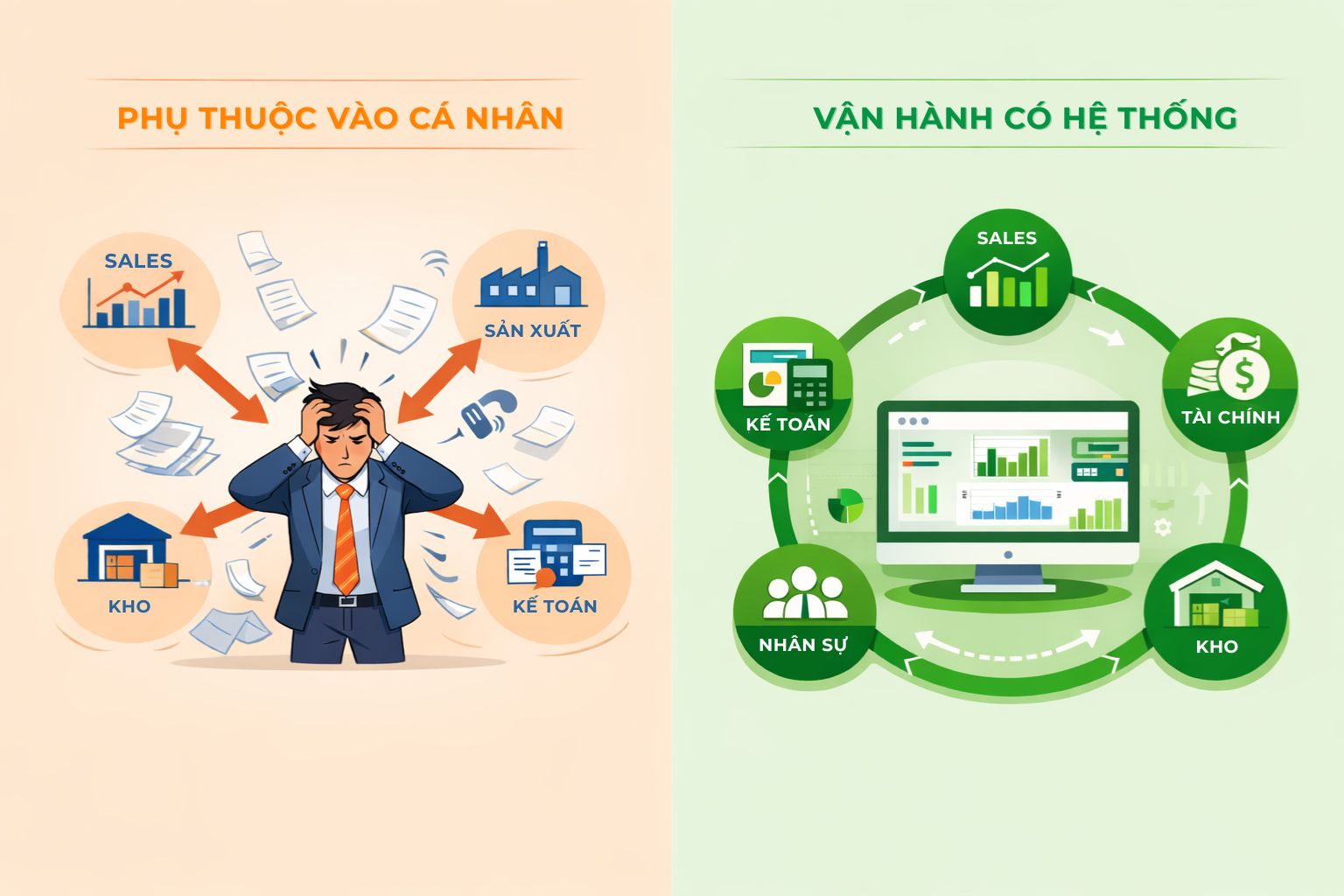 Sự phụ thuộc vào cá nhân có thể tạo giới hạn vô hình khiến tăng trưởng không bền vững