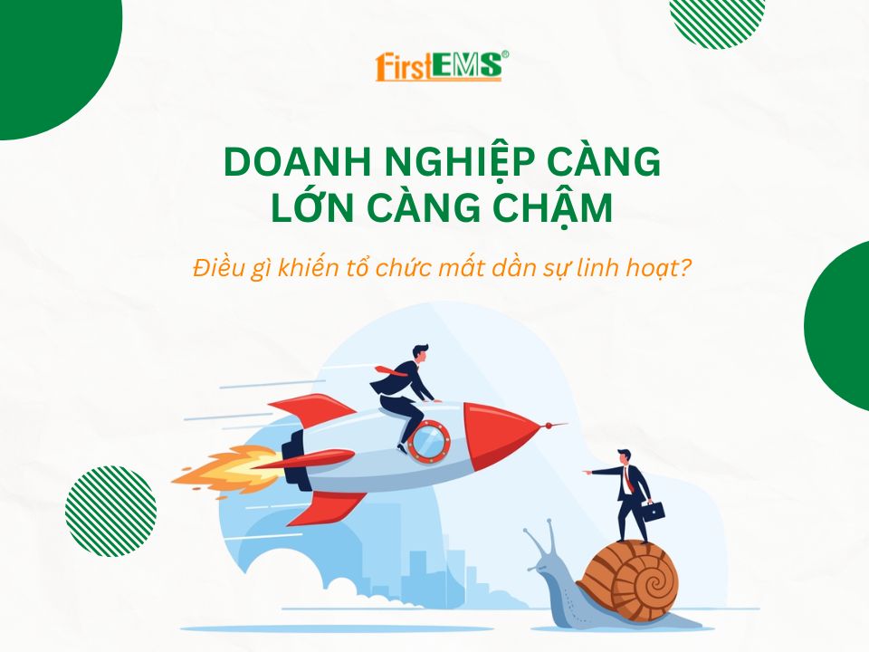 Doanh nghiệp càng lớn càng chậm: Điều gì khiến tổ chức mất dần sự linh hoạt?
