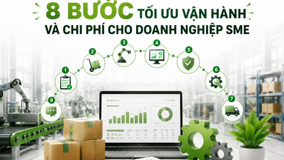 Quy trình quản lý sản xuất 8 bước tối ưu vận hành và chi phí cho doanh nghiệp SME