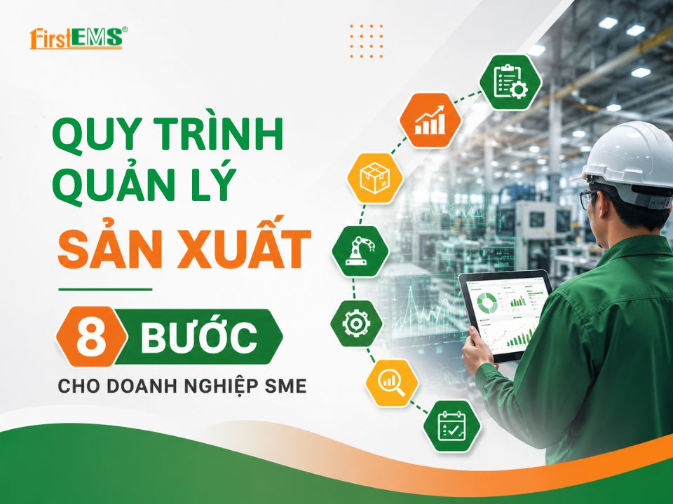 Quy trình quản lý sản xuất 8 bước cho doanh nghiệp SME