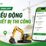 Demo chức năng điều động thiết bị thi công