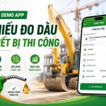 Demo phiếu đo dầu thiết bị thi công
