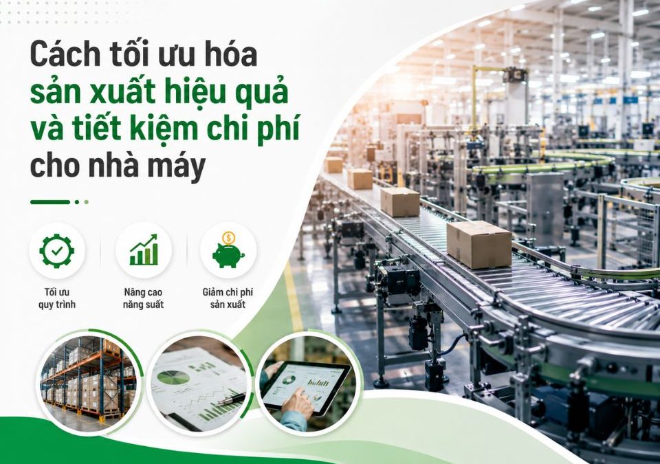 Cách tối ưu hóa sản xuất hiệu quả và tiết kiệm chi phí cho nhà máy