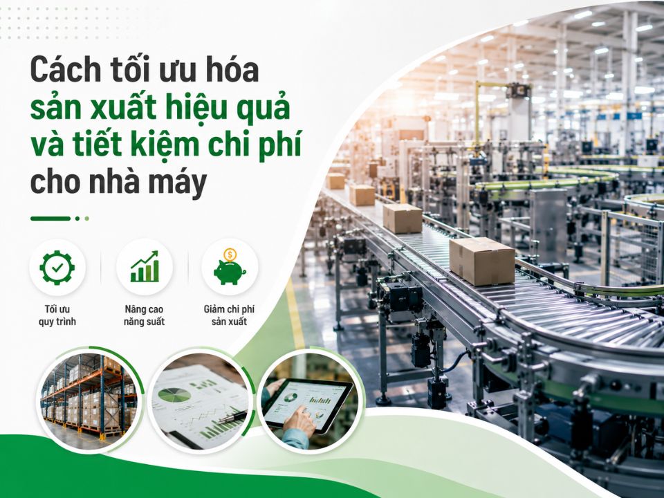 Cách tối ưu hóa sản xuất hiệu quả và tiết kiệm chi phí cho nhà máy