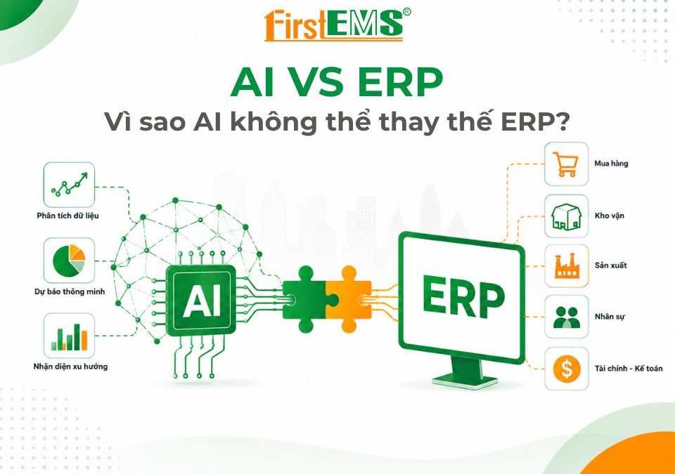 AI và ERP: Vì sao AI không thể thay thế hệ thống ERP?