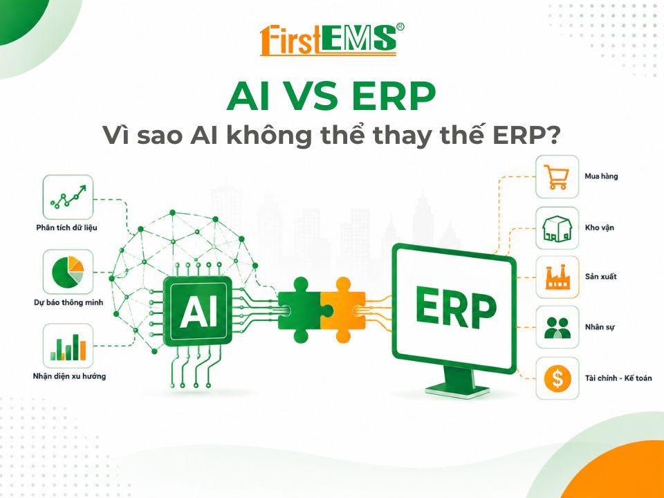 AI và ERP: Vì sao AI không thể thay thế hệ thống ERP?