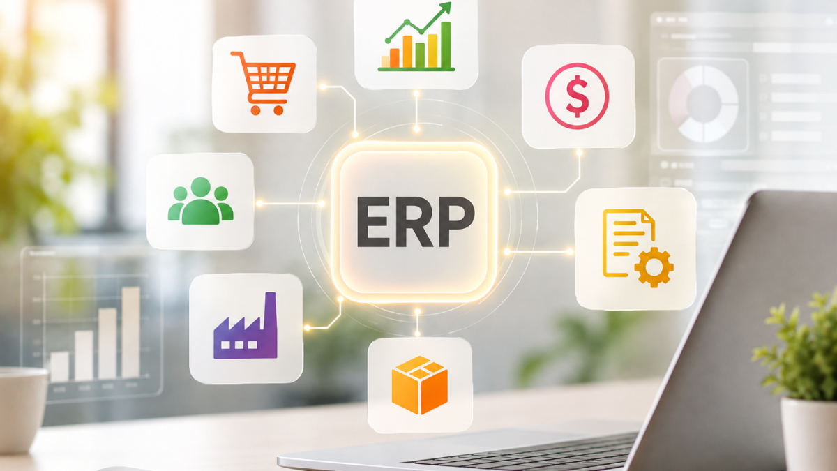 Các thành phần trong ERP gồm những gì?