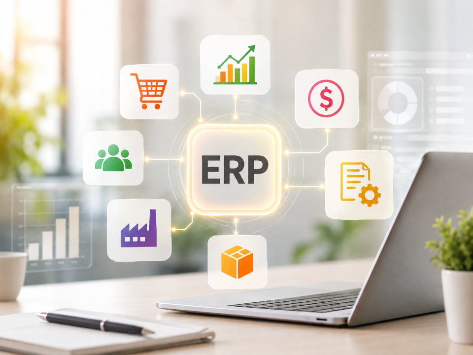 Các thành phần trong ERP gồm những gì?